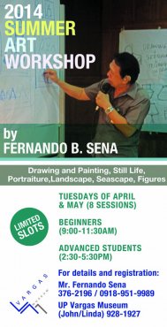2014 Summer Art Workshop at UP Vargas Museum