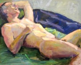 A figure in repose