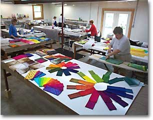 fabric dye studio