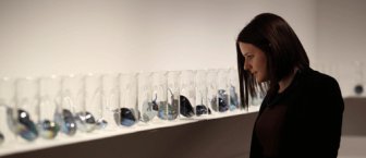 Installation view Deep Space: New acquisitions from the Australian contemporary art collection featuring Gemma Smith, Boulder #6 (radiant), 2010; South Australian Government Grant 2010, Art Gallery of South Australia.