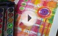 NEW watercolor online art class promo by tascha