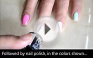 Toothpick Nail Art - Heart Leopard for Valentines Day